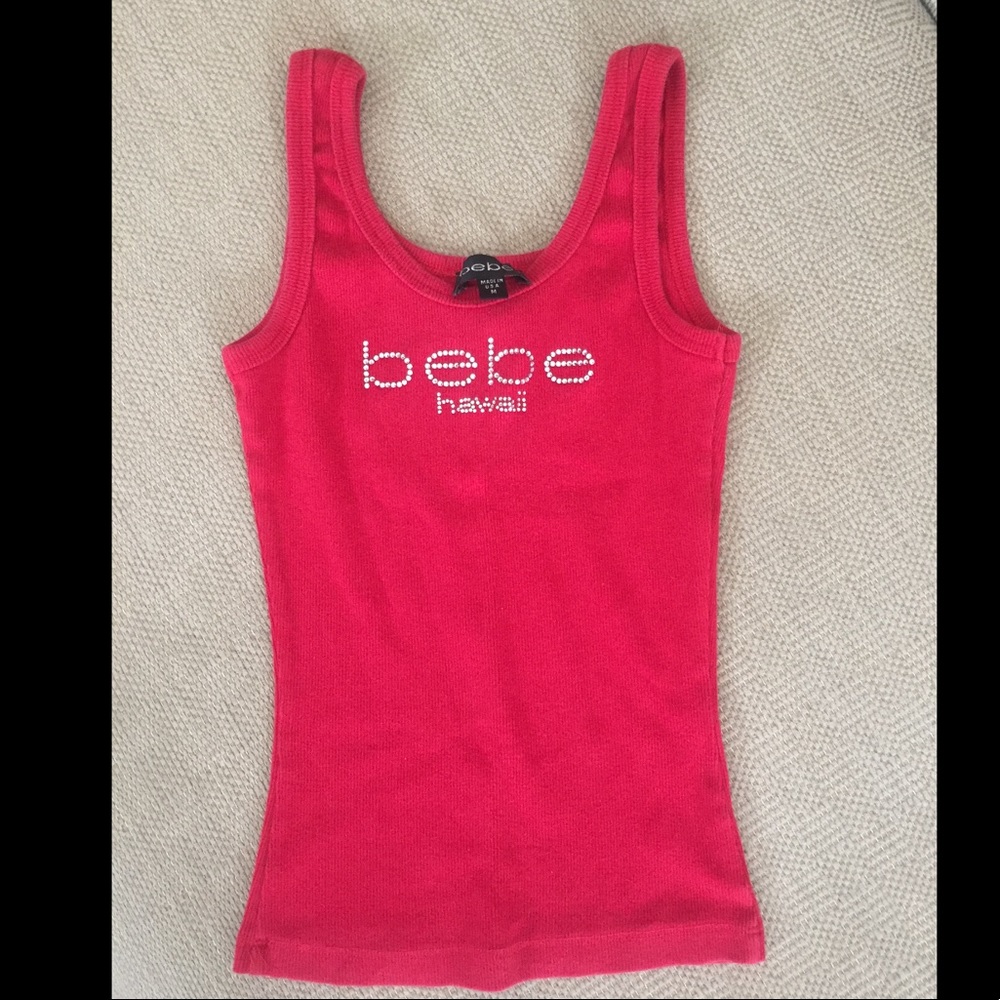 Red Bebe tank top